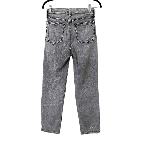 RAG & BONE Nina High Rise Ankle Cigarette Denim Dusty Trail Sz 25 - Picture 3 of 6